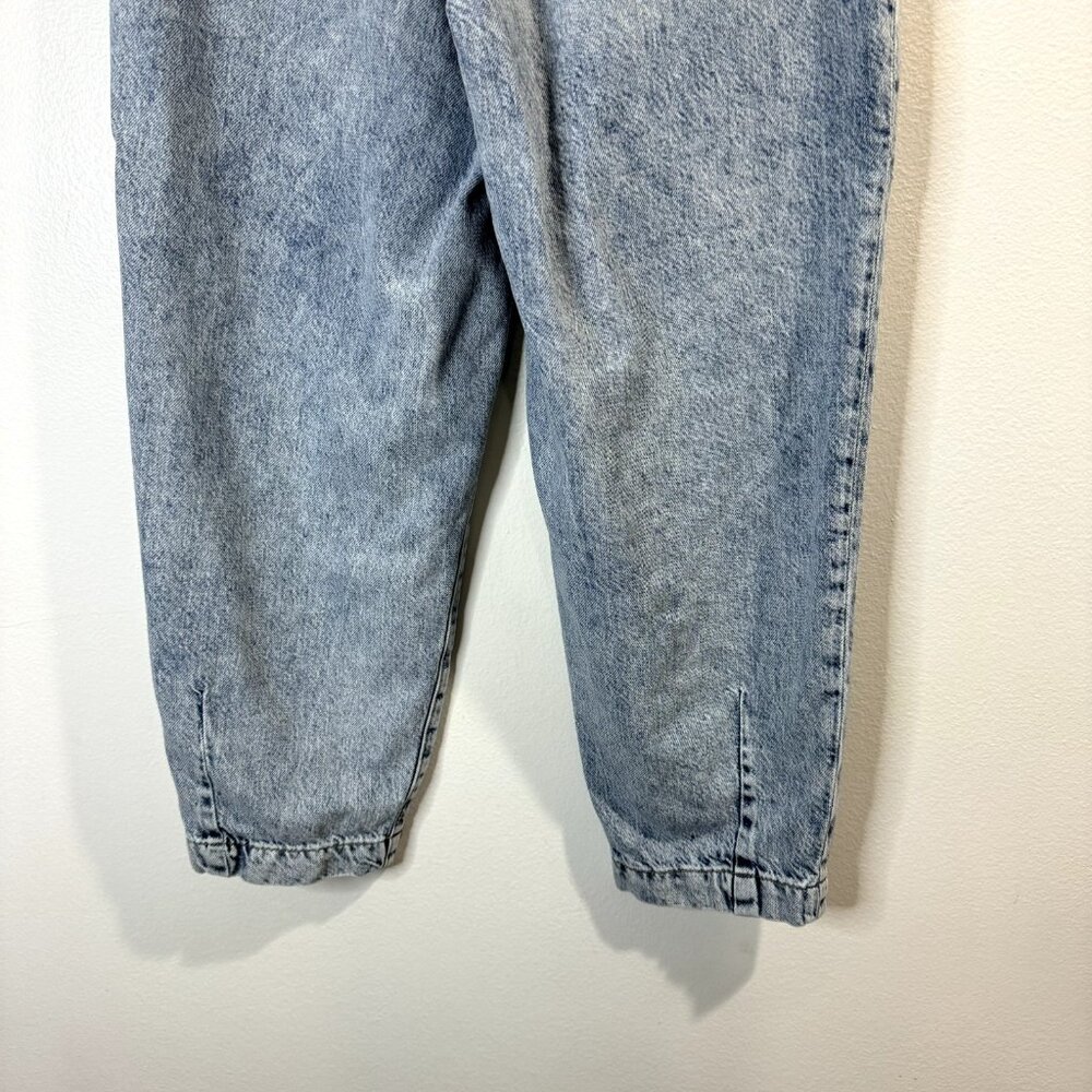 Banana Republic Barrel Jeans 28 / 6 Light Wash Relaxed Denim Mid Rise Ankle - Picture 6 of 10